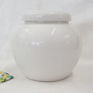 풍문당 초재진보 소금단지 백자 달항아리 도자기 항아리 액막이 풍수 소품