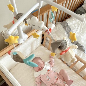 베이비펜 브루노 오르골 신생아 아기 침대 모빌 스탠드 인형 선물 세트 거치대 미포함