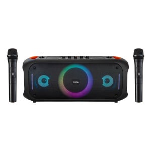 Coms 블루투스 스피커 앰프 무선 마이크 최대 70W 노래방 버스킹 COM808
