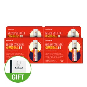뉴트리원 올인원 멀티비타 이뮨 플러스 4박스 총 28개입