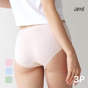 에이엠엘 심리스 모달 여자 팬티 노라인 햄팬티 위생 순면 여성 속옷 핑크