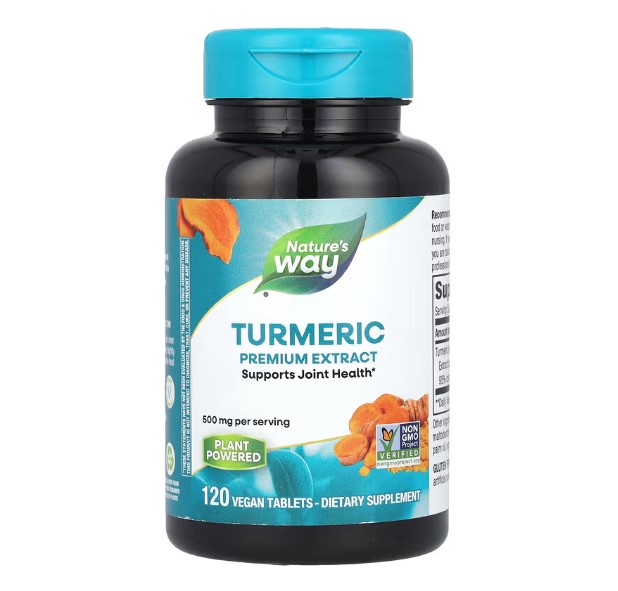 <b>네이처스웨이 커큐민</b> 투메릭 500mg 120정 40일분 강황추출물