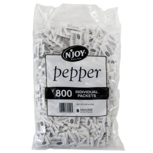 엔조이 페퍼 패킷 800개입 낱개 포장 후추 NJoy Pepper Packets