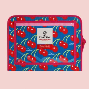 플레이조이 카시트 차량 트레이 미술 플레이 트레블 백_Cherry 체리