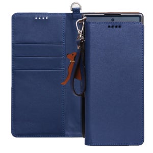 마뜨 슬림 힌지보호 플립커버 지갑 가죽케이스 청록 P85321, 갤럭시Z 폴드4