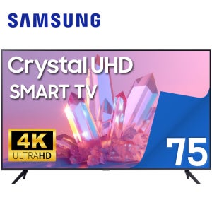 삼성 TV 75CU7000 크리스탈 UHD 4K 189cm(75인치) LED 스마트 티비 수도권 스탠드