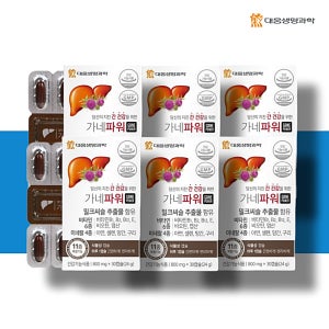 피곤할때 밀크씨슬 효능 영양제 간 실리마린 약6개월