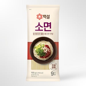 백설 소면 900g, 15개 (박스)