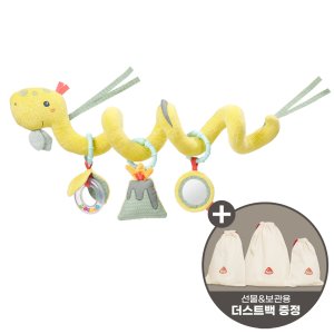 베이비펜 해피다이노 롤링 아기 유모차 카시트 딸랑이 애착 인형 침대 모빌
