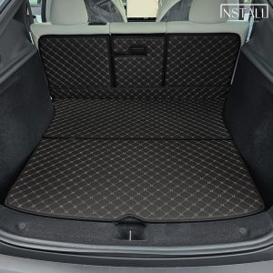 테슬라 모델Y 주니퍼 인스톨 프리미엄 퀄팅 트렁크 매트 2열등받이+트렁크바닥(분리형)