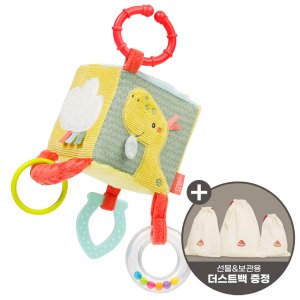 베이비펜 해피다이노 액티비티 큐브 유모차 카시트 모빌 바스락 애착 인형 촉감 발달 헝겊 완구