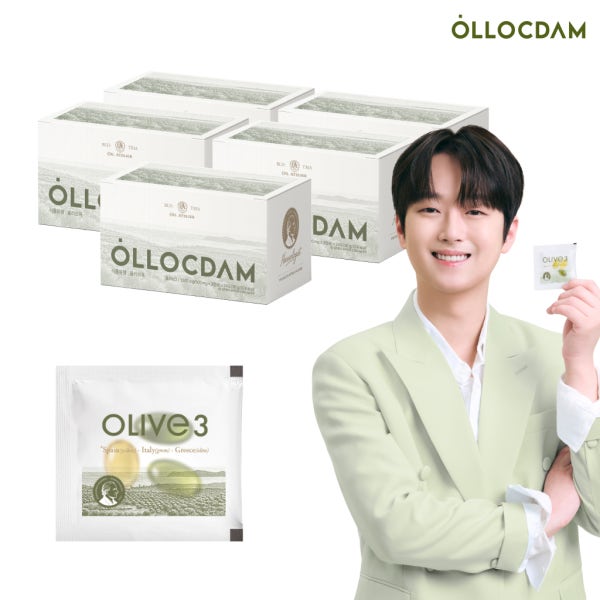 [이찬원PICK] 올록담 올리브3 EVOO 올리브오일 캡슐 올리브유 5개월분