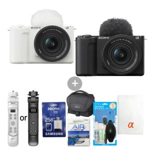 (정품등록이벤트) 소니 ZV-E10M2K(SELP16502포함) +아이리버 무선슈팅그립+삼성 SD256G+삼성리더기+소니가방+UV필터+크리너5종+포켓융 풀패키지 소니대리점