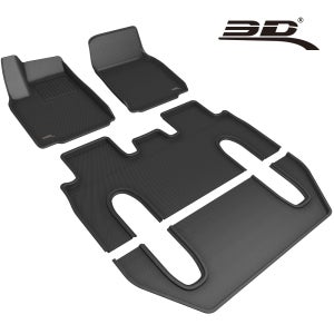 3D 카구 TPE 카매트 테슬라 모델X 리프레쉬 6인승, 1열+2열+3열