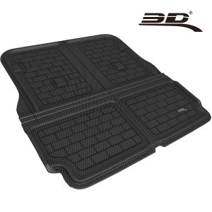 3D 카구 매트 특허 TPE 카매트 테슬라 모델X 초기형 6인승, 트렁크(뒤)