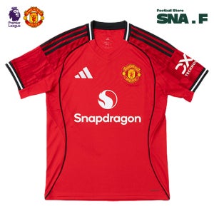 맨체스터 유나이티드 맨유 25/26 홈 유니폼 선수 마킹 패치 아디다스 EPL JI7428