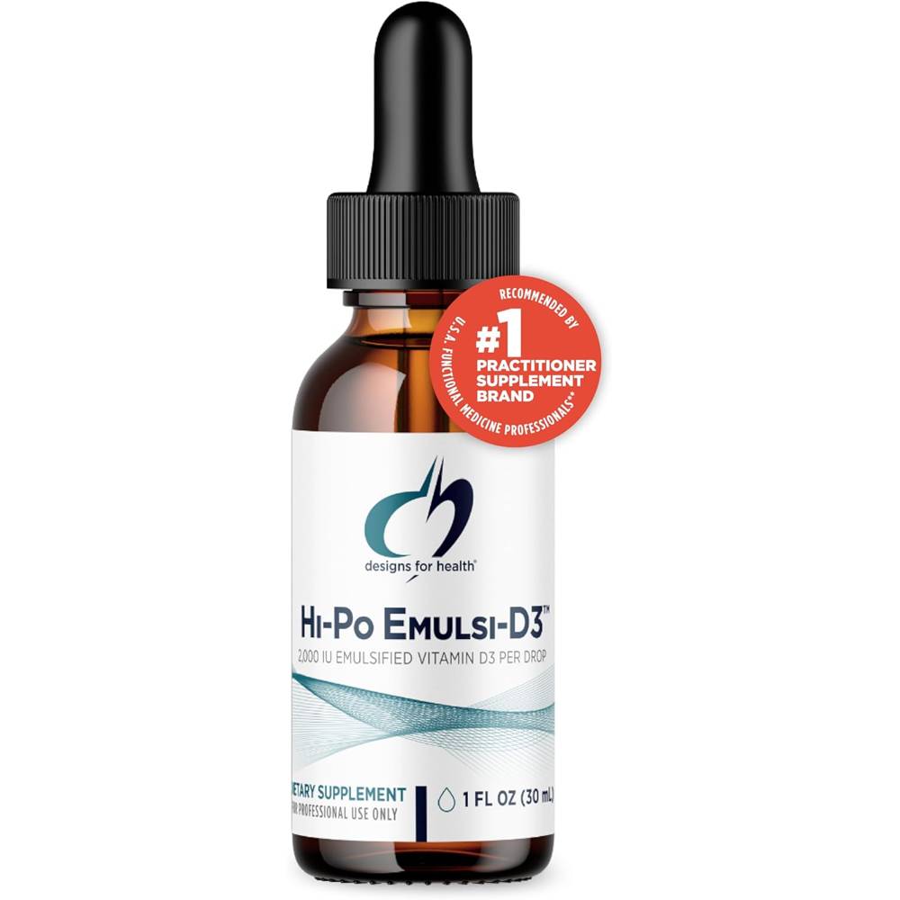 Designs for Health HI-Po Emulsi <b>디자인포헬스 비타민D3</b> 드롭 30ml