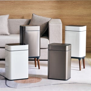 엘페코 와이드 자동 센서 휴지통 20L 베이직형 냄새차단 기저귀 쓰레기통