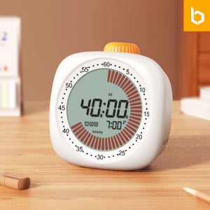 유즈비 뽀모도로 구글타이머 다이얼 시계 공부 쿠킹 요리 무소음 백라이트