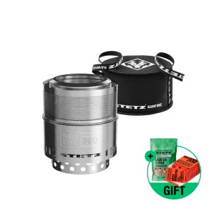 스테츠 램파이어 360 캠핑 화로대 불멍 휴대용 메쉬망 감성