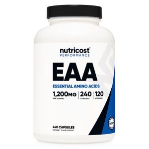 뉴트리코스트 EAA 1,200mg 필수 아미노산 240캡슐 1병 120일분
