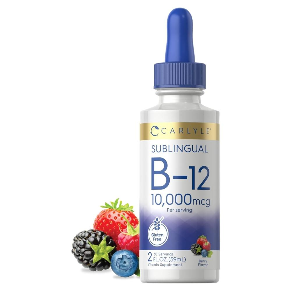 칼라일 비타민 <b>B12</b> 시아노<b>코발라민</b> <b>메틸코발라민 10000 mcg</b> 액상 2온스 1팩A