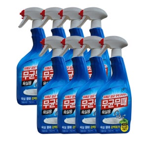 피죤 무균무때 욕실용 물때제거 750ml, 8개