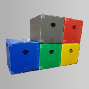 A형 단프라박스 이사 플라스틱 이사용 소형 중형 대형 이삿짐박스 5개, 대(700x400x500)