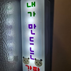 애완동물 카메리네 도마뱀 간판 사육장 꾸미기 먹이 이름표