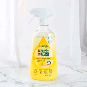 메가마트 LG 자연퐁 뿌려쓰는주방세제 레몬 750ml