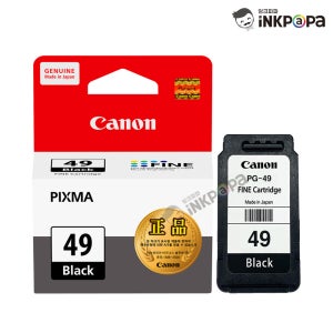 PG-49 (캐논 49 Black) 정품잉크 검정 E409 E489 E3190 E3195