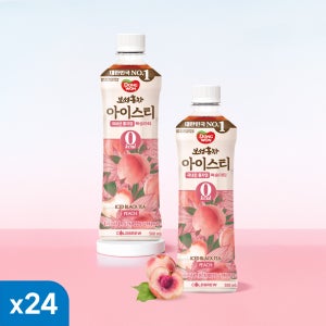 동원 보성홍차 0칼로리 제로 아이스티 복숭아 500ml 24병