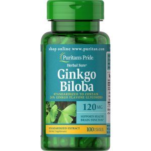 퓨리탄 프라이드 은행나무 빌로바 120mg 100캡슐