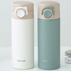 네오플램 보온 보냉 원터치 물병 텀블러 350ml