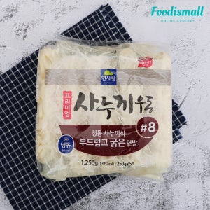 면사랑 프리미엄 부드럽고 굵은 사누끼우동 1.25kg (250g x 5개입) 우동면 우동사리