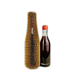 (낱개) 참기름병350ml용 택배완충포장재 종이쿠션 헥사팩 슬리브 35cm
