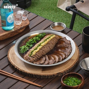 아리향 아롱사태냉육면 캠핑음식 캠핑요리 집들이 밀키트 냉모밀 메밀소바