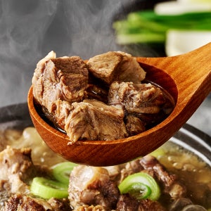 정성담은 다판다한길만씨 뼈없는 순살 갈비탕 600gx2봉 소갈비 순살갈비탕