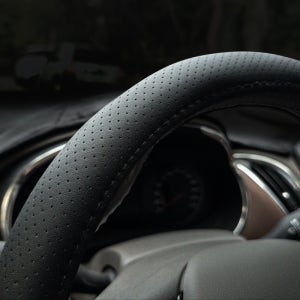 투리스 자동차 핸들커버 논슬립 얇은 가죽 차량용 순정형 타공