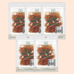 브리더랩 트릿 강아지 육포 저칼로리 간식 치킨꽈배기, 180g, 5개