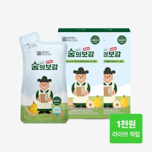 삼백초 배초향 감초 삼백초추출물 특허원료함유 어린이 건강즙 숨의보감 10포, 2개