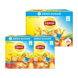 립톤 제로슈가 아이스티 믹스 복숭아 30개입 2개+제로슈가 아이스티 믹스 복숭아 60개입 1개