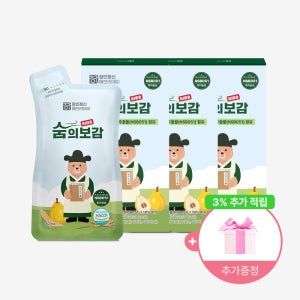 🌸3%적립+사은품🌸 삼백초 배초향 감초 삼백초추출물 특허원료함유 어린이 건강즙 숨의보감 10포, 3개