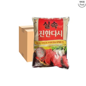 CJ 실속진한다시 2k 한박스(6개입) 소고기다시다