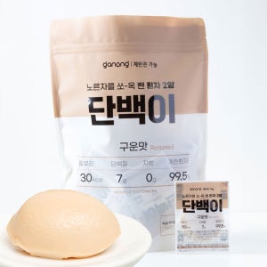 단백이 구운맛 실온보관 삶은 계란 흰자 난백 단백질 가농 긴 유통기한 20구, 2개
