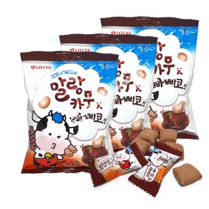 롯데 말랑카우 빠삐코맛(158g) x 3봉