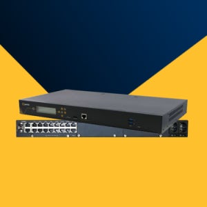 Perle 고성능 보안 원격콘솔관리 모듈형 콘솔 서버 IOLAN SCG 18 포트