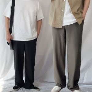 남자여름슬랙스 남성여름긴바지 남자쿨팬츠 느좋남 코디