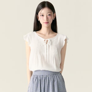 로엠 프릴 나시 블라우스 RMBNF37RT4