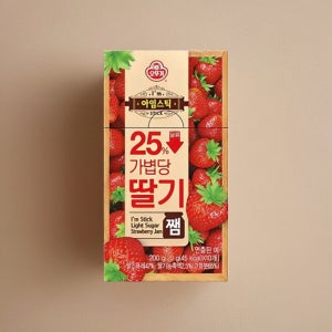 저당 딸기잼 저칼로리 무설탕 스테비아 저당 쨈, 200g, 1개 (10P)